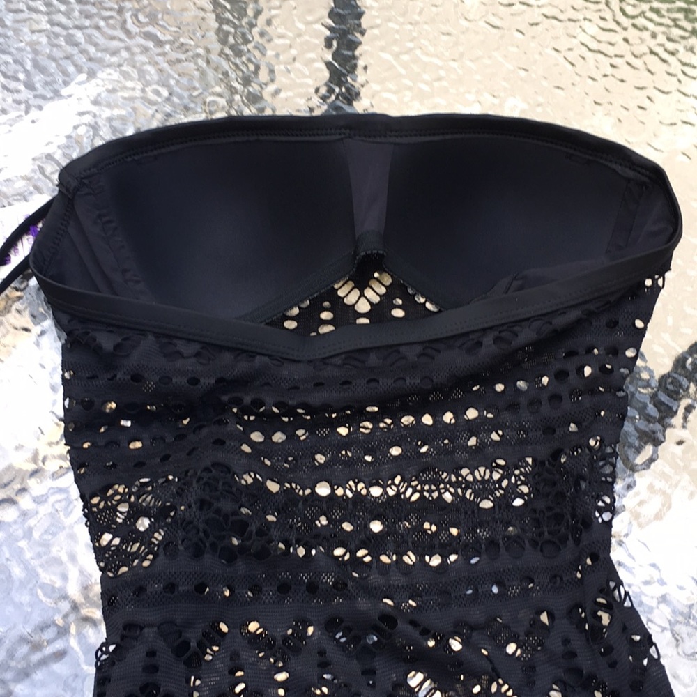 Swimsuit, Crochet Monokini w/ Push-Up Styling NWT - Picture 8 of 10